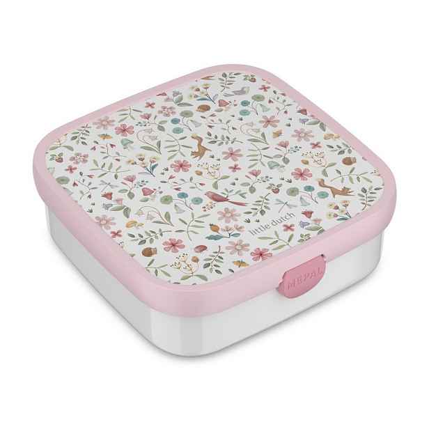 Bílý/růžový plastový dětský svačinový box Fairy Wonders by Little Dutch – Mepal