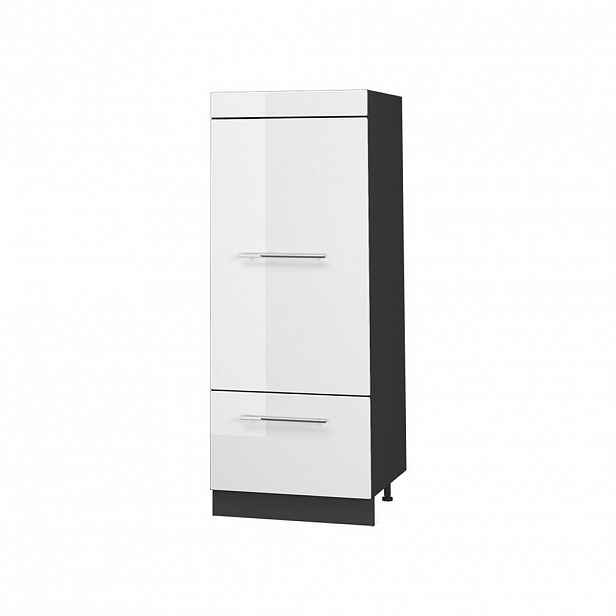 Vicco KUCHYŇSKÁ SPÍŽNÍ SKŘÍŇ Fame-Line, Bílá vysoký lesk/Antracit, 60 cm