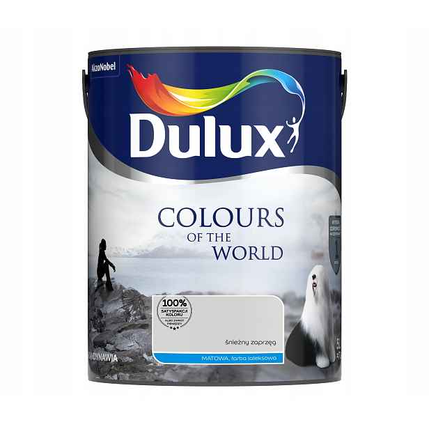 Dulux Barvy světa barva na stěnu Sněhový spřežení mat 5L