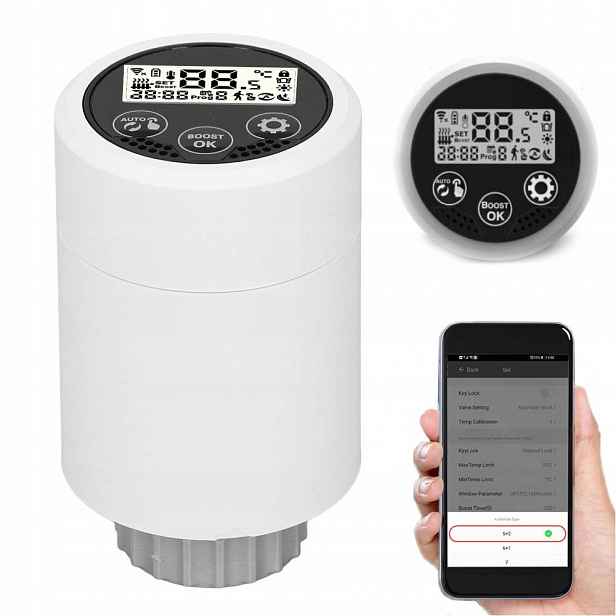 Inteligentní Termostatická Hlavice Zigbee