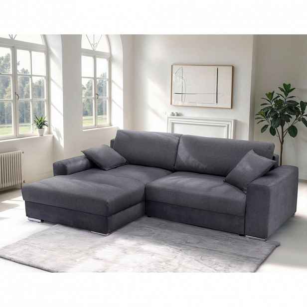 Livetastic ROHOVÁ SEDAČKA, textil, antracitová