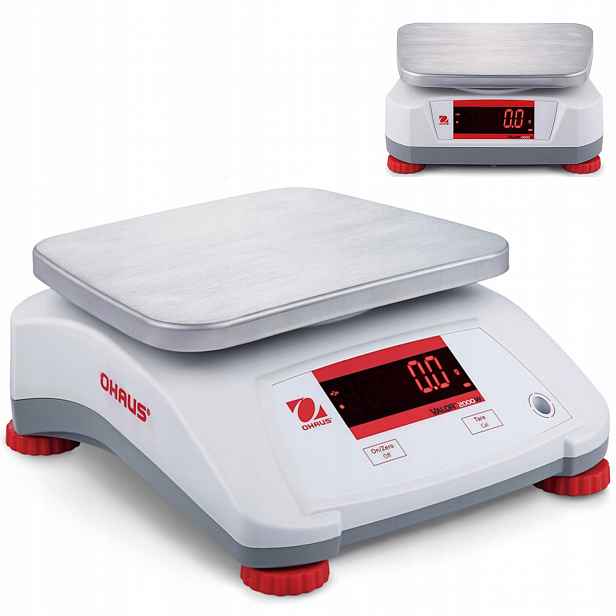 Kontrolní kuchyňská váha Ohaus IP68 30 kg 5 g V22PWE30T voděodolná