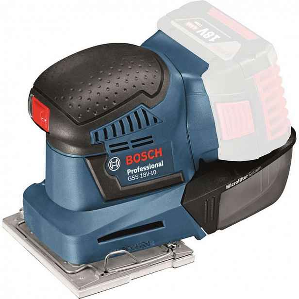 Bosch - 18V AKU vibrační bruska, bez baterie a nabíječky 06019D0200