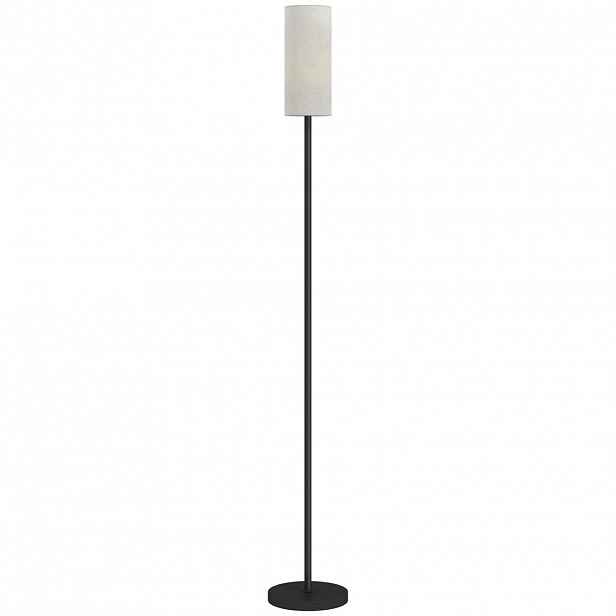 HOMCOM STOJACÍ LAMPY, stojací lampa s látkovým stínidlem, patice E27, bílá