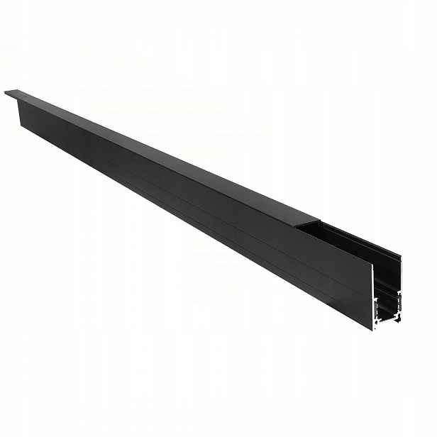 Magnetická lišta LL-20B na omítku Černá 100 cm Led 48V