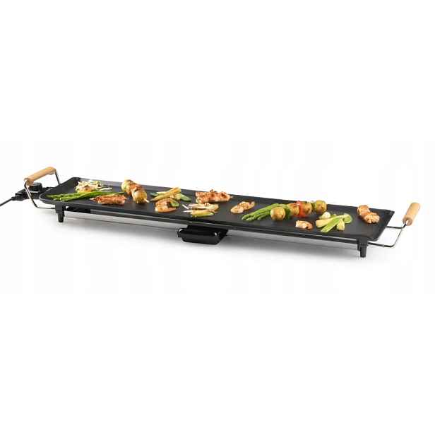 Rodinný gril Teppanyaki Wood Look XXL Family Domo DO8313TP