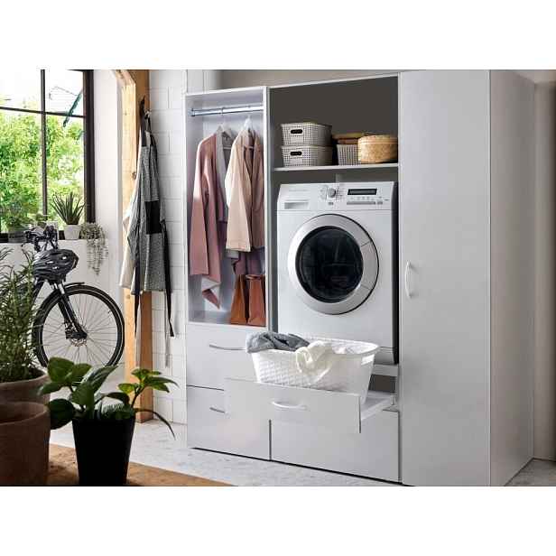 Skříň na pračku Multiraum, 70 cm, bílá
