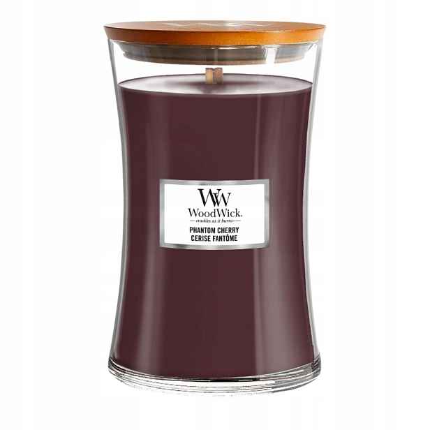 Woodwick Velká vonná svíčka Phantom Cherry 609 g Na Dárek