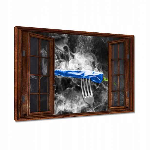Obrazy 90x60 Modrá síla papričky