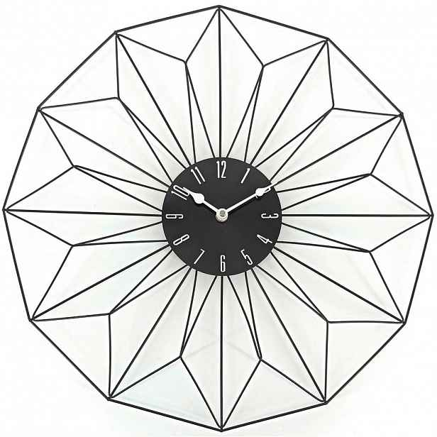 Ambia Home NÁSTĚNNÉ HODINY, černá, 50 cm - 0090070110