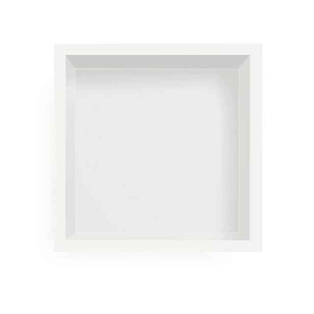 Polička Balneo Wall Box One White 30x30x10 Nerezová Ocel Bílá