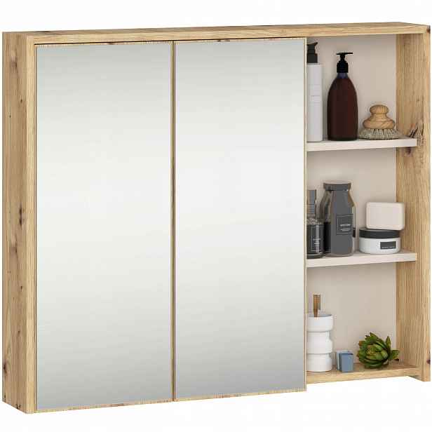 Závěsná Koupelnová Skříňka Vami W90 2D3P Loartisan/kašmír Akd