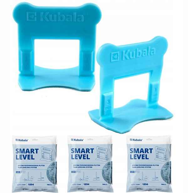 Kubala Smart Level Klipsy Pro Vyrovnávání Dlaždic 3MM Sada 300 Kusů