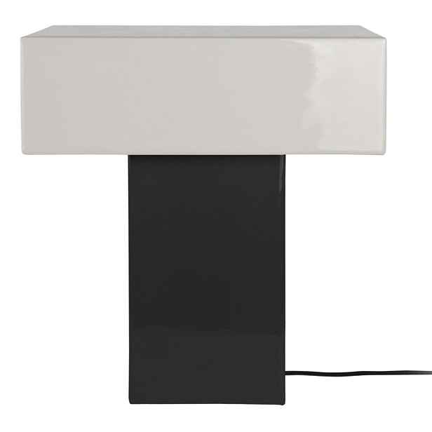 Černá stolní lampa (výška 35 cm) Grato Recto – Leitmotiv