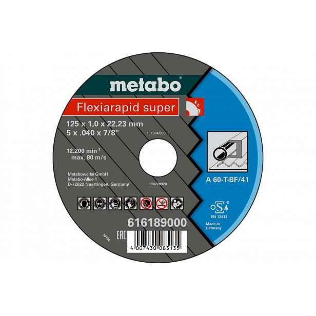 Metabo - Řezný kotouč na ocel 115x22,23 mm 616188000