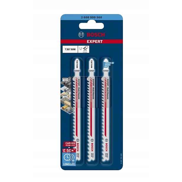 Pilový List (t) pro přímočaré pily Bosch T 367 Xhm Multimaterial 3ks