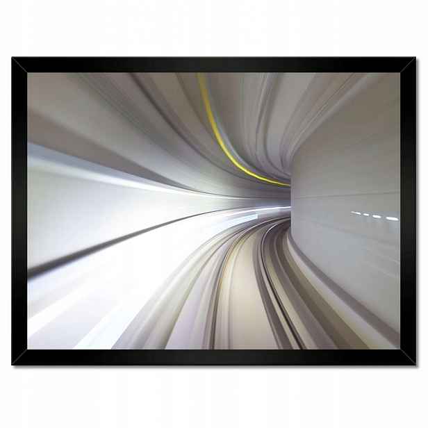 Plakáty v rámu 40x30 Tunel 3D Hloubka