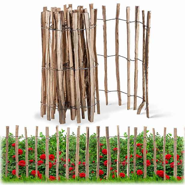 Štafetový Plot Lískový Ochranný Zahradní Plot 500x80 7-9 Cm