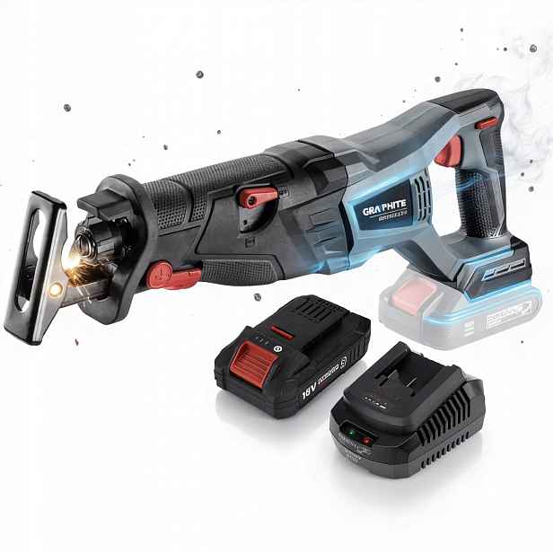 Graphite Šavlová Pila Akumulátor 2AH Bezkartáčová Energy+ 18V 58G096