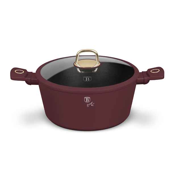 BERLINGER HAUS - Hrnec a skleněná poklice 28cm Leonardo