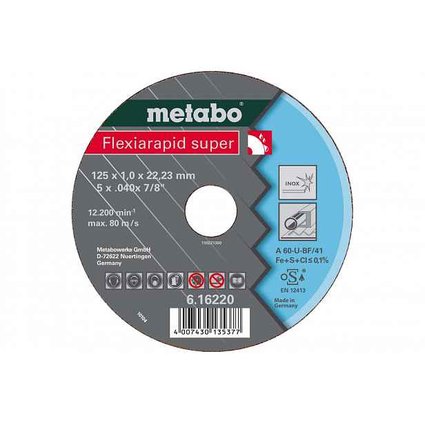 Metabo - Řezný kotouč na nerezovou ocel 115x22,23 mm 616208000