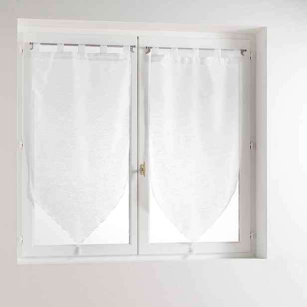 Bílé voálové záclony v sadě 2 ks 45x90 cm Lissea – douceur d'intérieur