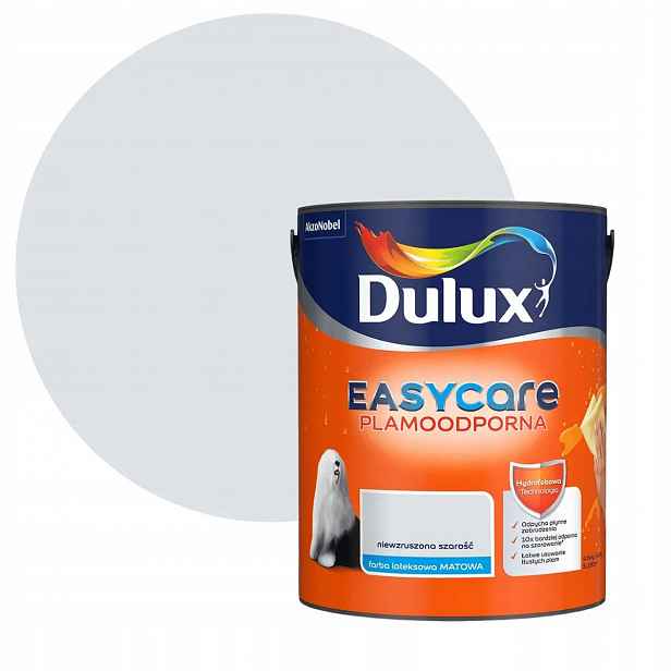 Dulux Easycare Barva Odolná Proti Skvrnám 5L Neotřesitelná šedá