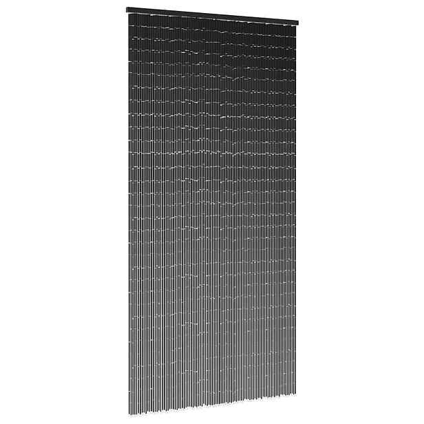 vidaXL Dveřní závěs proti hmyzu, tmavě šedá, bambus, 100x220 cm