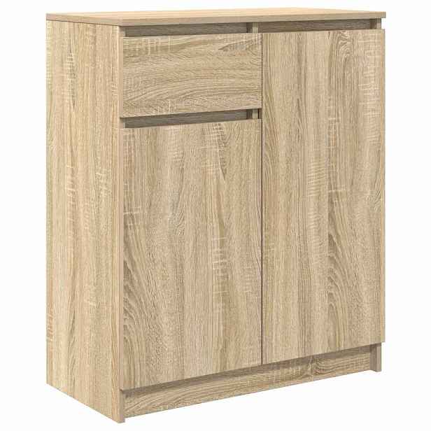 vidaXL Příborník se zásuvkou Sonoma Dub 71x35x84 cm kompozitní dřevo