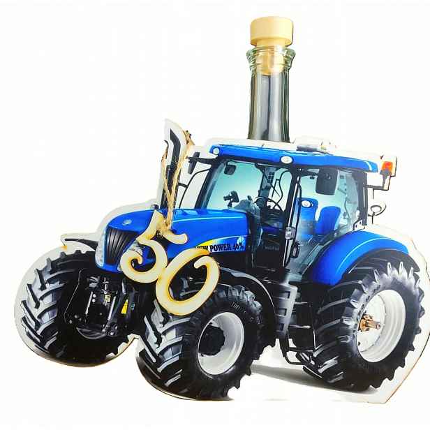 Dárek k 50. narozeninám pro farmáře Traktor Karafa Skleničky Sada