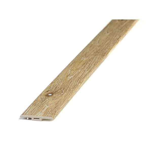 Podlahová přechodová lišta T-LINE Montreal 1,2 m, 1200x35 mm, hnědá, Egibi