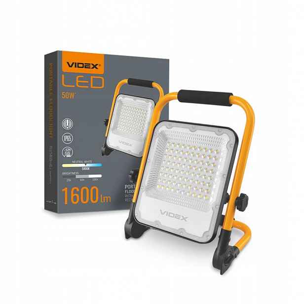 Přenosná Led lampa 50W neutrální bílá IP65