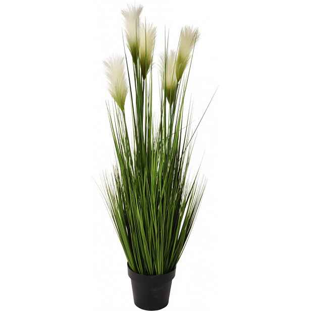 Umělá rostlina Kvetoucí tráva, 118 cm