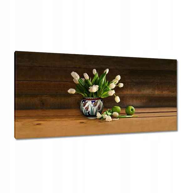 Obrazy 115x55 Tulipány ve váze