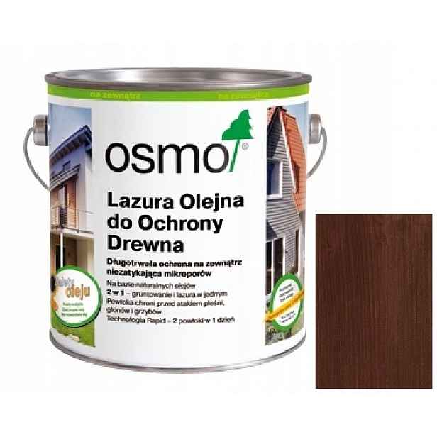Osmo 727 2,5L Lazura na fasády Palisander Wawa