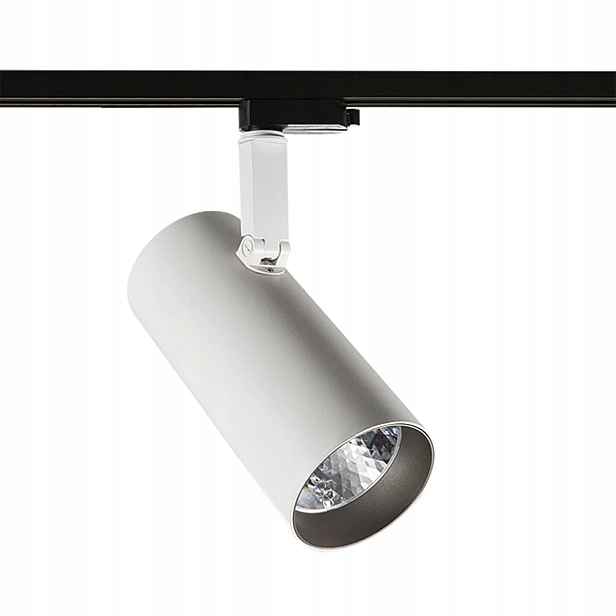 Sytémová lampa Led kolejnicový reflektor bílá šedá nastavitelná 4000K Italux