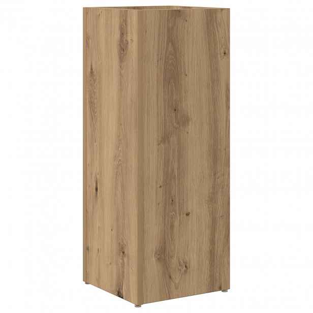 vidaXL Stojan na slunečníky Artisanový dub 25 x 24,5 x 64 cm