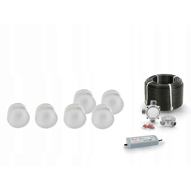 6x Led nájezdové svítidlo 12V IP68 Bc Kolo Ø 7,5