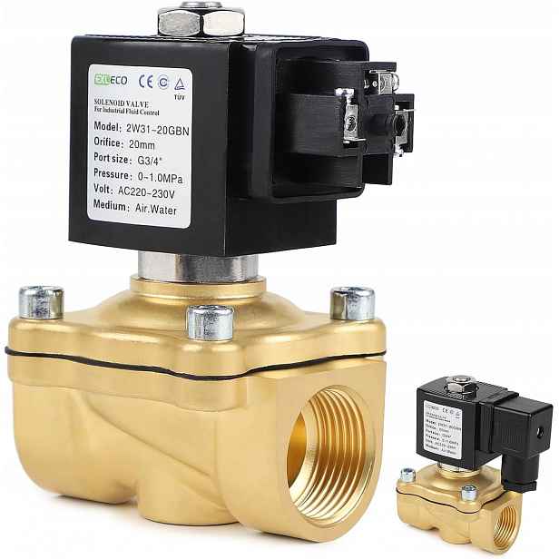 Elektromagnetický ventil mosazný G 3/4" GA328