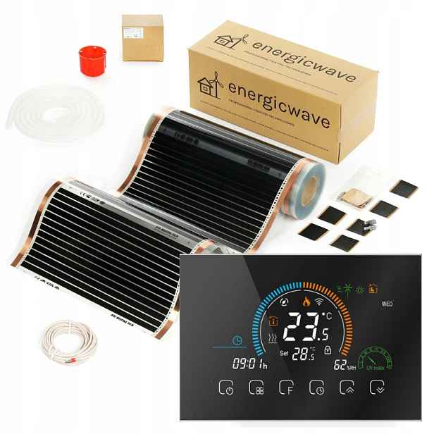 Fólie, Topná Podložka, Termostat, 220W 3M2