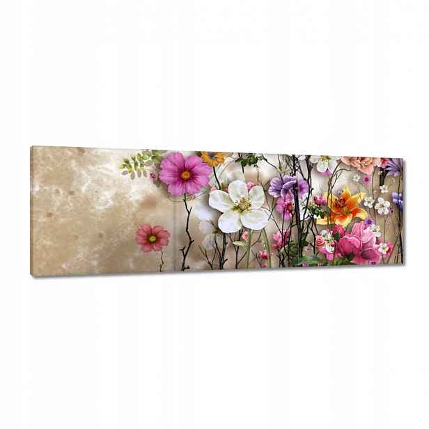 Obrazy 120x40 Květinová kompozice Květina