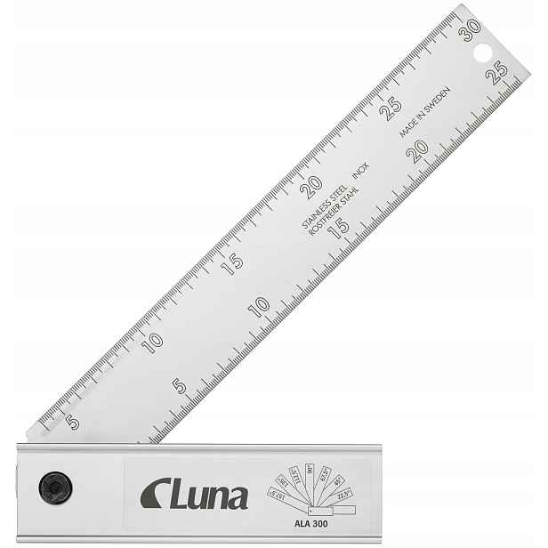 Úhelník nastavitelný hliníkový 300 mm Luna ALA300
