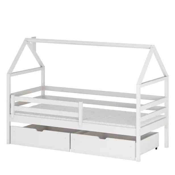 Posteľ Domček Aron 80x160 white
