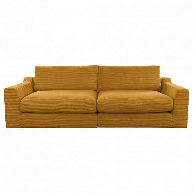 Sit & More POHOVKA BIG SOFA, textil, hořčicově žlutá