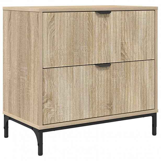 vidaXL Noční stolek dub sonoma 63,5 x 36 x 61 cm Kompozitní dřevo