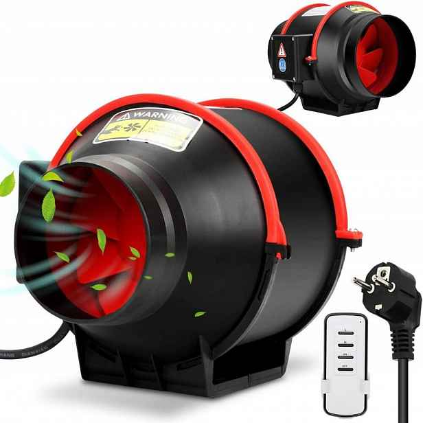 Dvourychlostní Kanálový Ventilátor S Dálkovým Ovládáním Pro Kuchyňský Sklep V Dílně