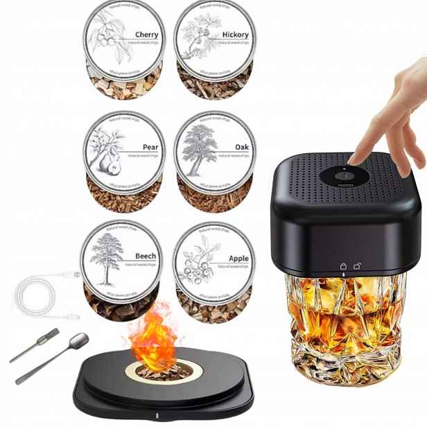 Elektrická Sada Na Uzení Whisky Smoker S Nástroji Na Nápoje