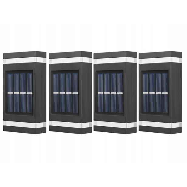 4x Solární Led lampička na Terasa Balkon se senzorem soumraku
