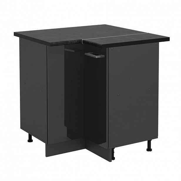 Vicco ROHOVÁ SKŘÍŇKA R-Line Antracitový vysoký lesk 75.6 cm , PD Antracit