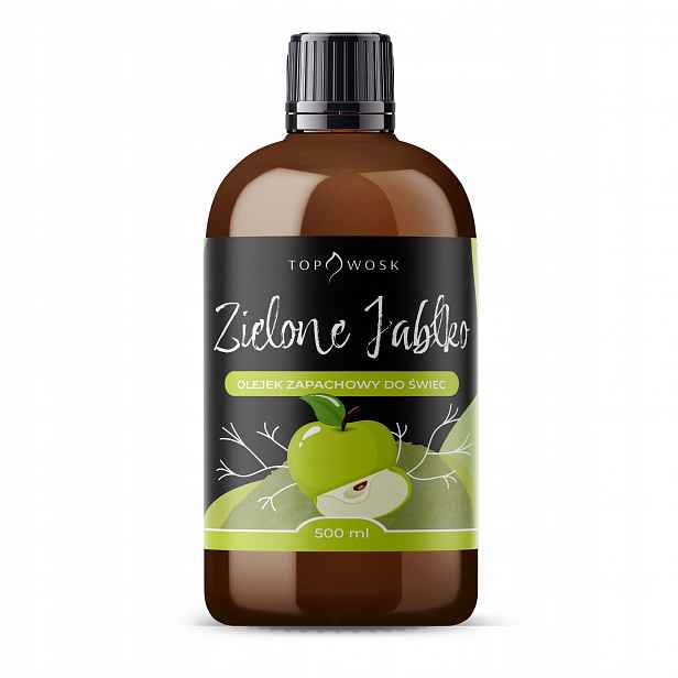 Vonný olej na svíčky Zelené jablko 500 ml vůně do parafínového vosku